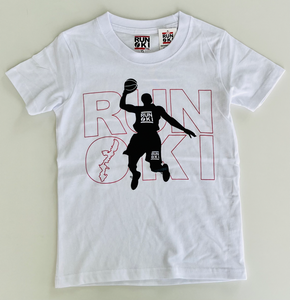 KIDS BASKET LOGO T-SHIRTS : 2 COLOR