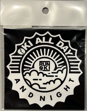 画像をギャラリービューアに読み込む, OKI ALL DAY AND NIGHT  LOGO STICKER : 2 COLOR