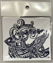 Load image into Gallery viewer, WHALE LOGO STICKER : 2 COLOR