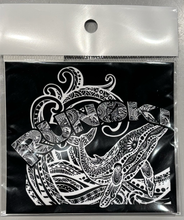 Load image into Gallery viewer, WHALE LOGO STICKER : 2 COLOR