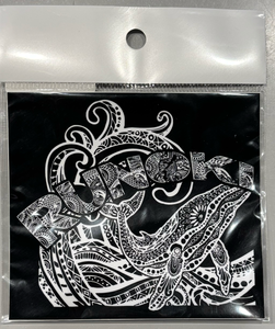 WHALE LOGO STICKER : 2 COLOR