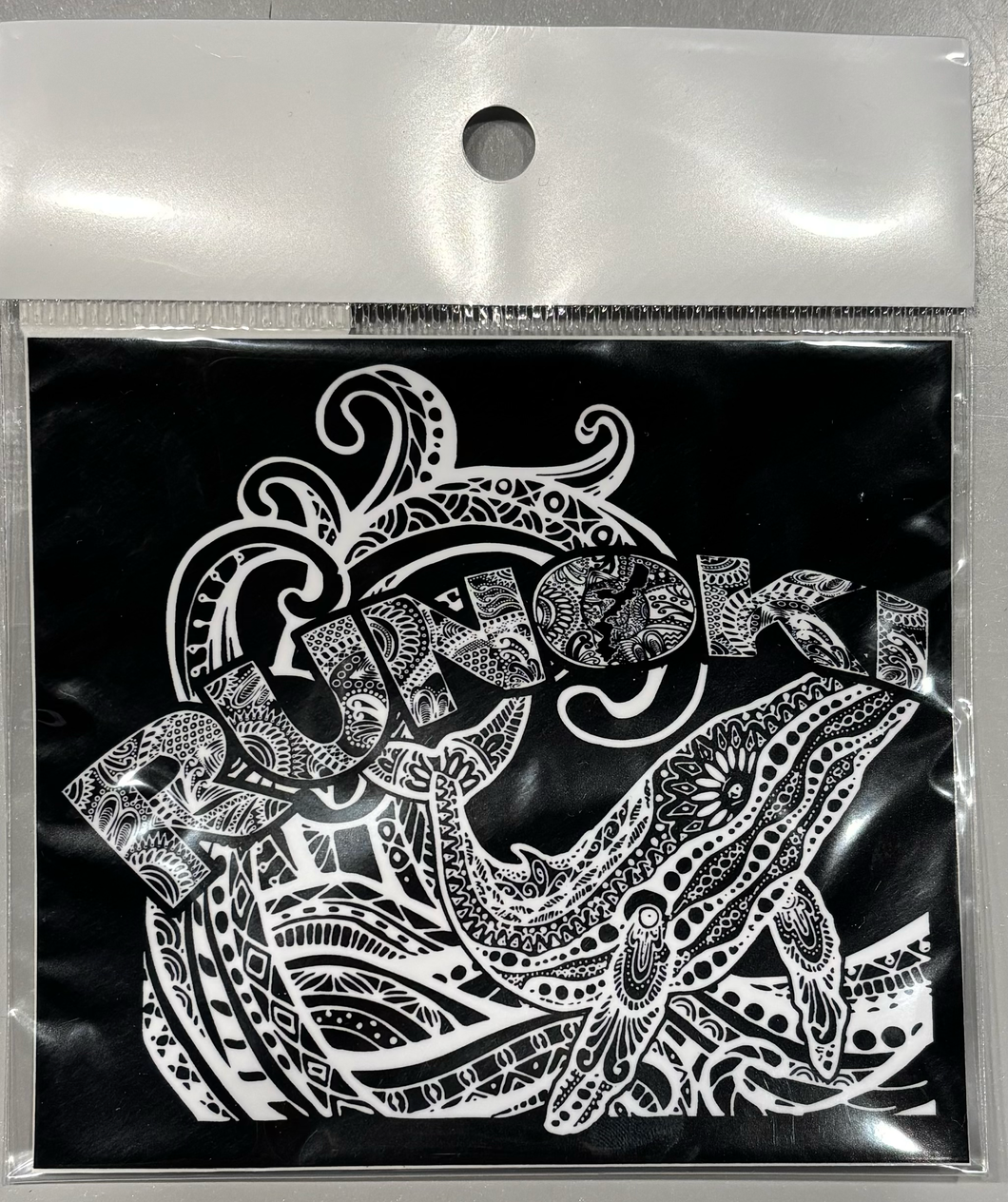 WHALE LOGO STICKER : 2 COLOR
