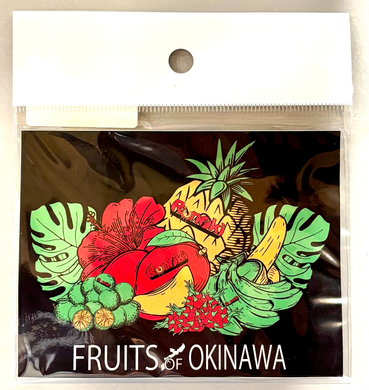 FRUITS LOGO STICKER : 1 COLOR