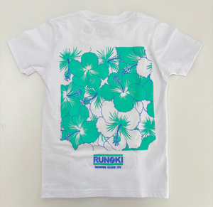KIDS BACK HIBI LOGO T-SHIRTS : 3 COLOR