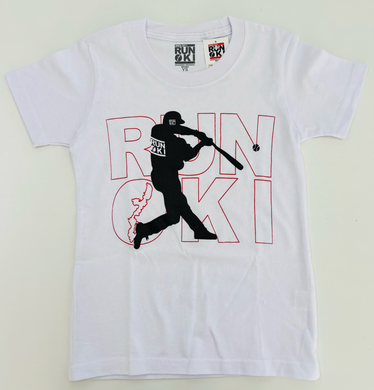 KIDS BASEBALL LOGO T-SHIRTS : 2 COLOR