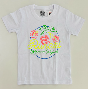 KIDS NEON LOGO T-SHIRTS : 4 COLOR