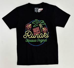 KIDS NEON LOGO T-SHIRTS : 4 COLOR