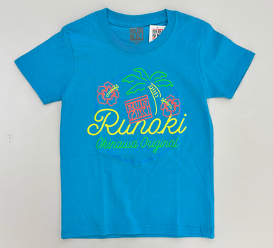 KIDS NEON LOGO T-SHIRTS : 4 COLOR