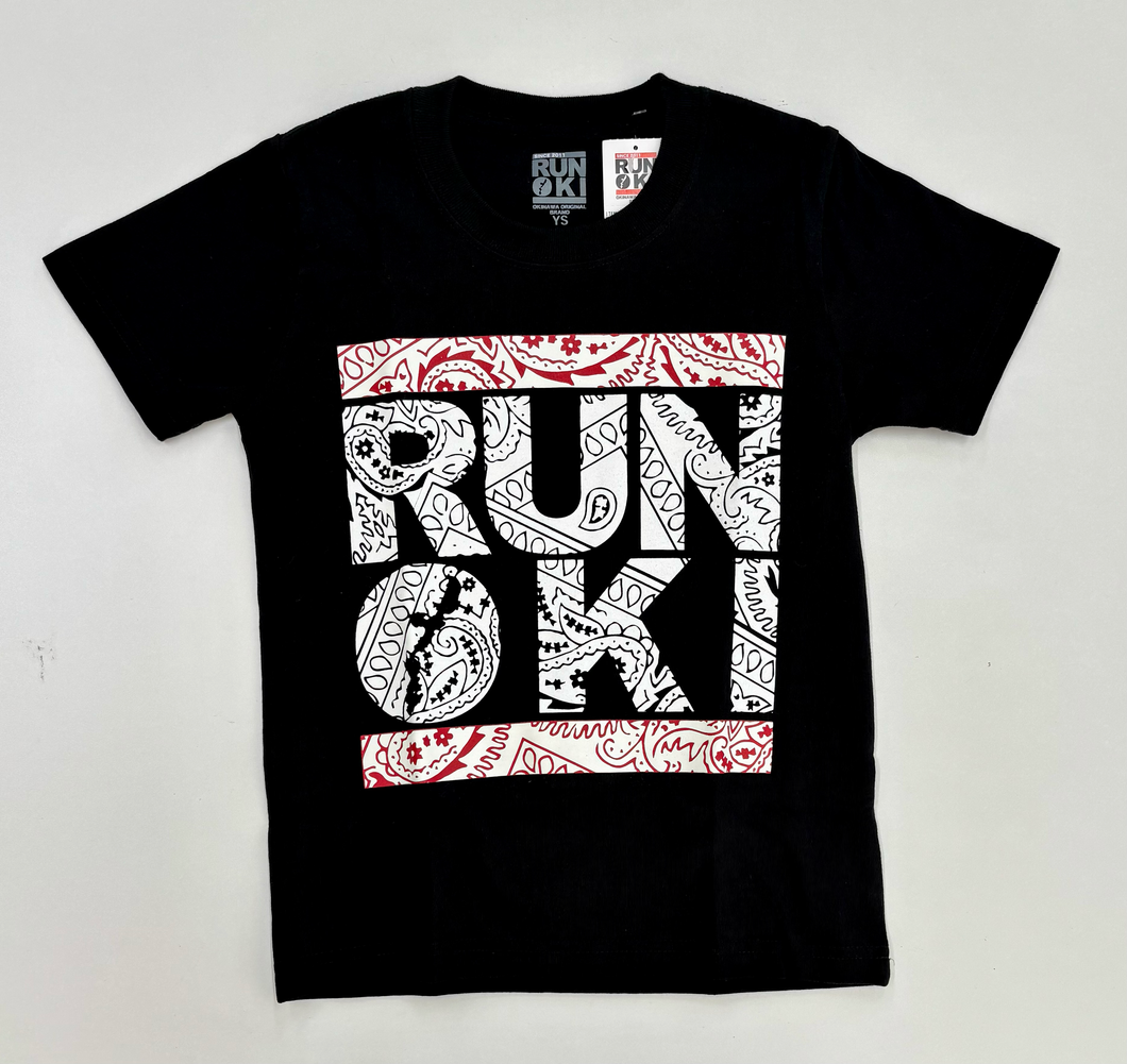 KIDS PAISLEY LOGO T-SHIRTS : 2 COLOR