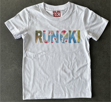 Load image into Gallery viewer, KIDS Hibiscus - RUNOKI LOGO T-SHIRTS : 2 COLOR