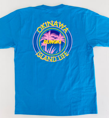NEW PALM TREE 2 LOGO T-SHIRTS : 4 COLOR