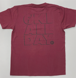 OKI ALL DAY OUTLINE LOGO T-SHIRT : 5 COLOR