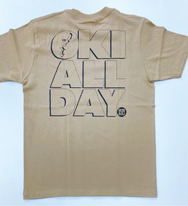 OKI ALL DAY OUTLINE LOGO T-SHIRT : 5 COLOR