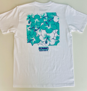 BACK HIBI LOGO T-SHIRTS : 6 COLOR