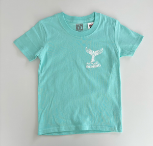 KIDS WHALE LOGO T-SHIRTS : 4 COLOR