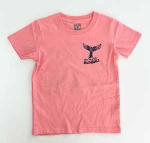 KIDS WHALE LOGO T-SHIRTS : 4 COLOR