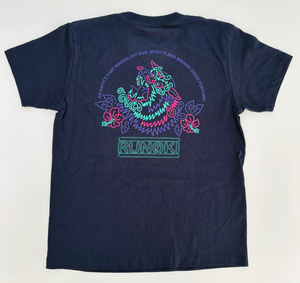 BACK NEON SHI-SA- LOGO T-SHIRTS : 5 COLOR