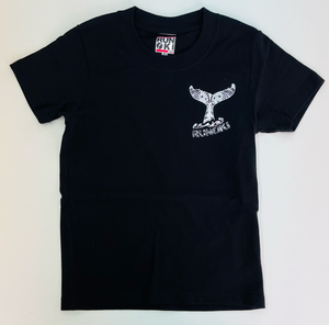 KIDS WHALE LOGO T-SHIRTS : 4 COLOR