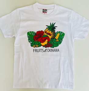 FRUITS LOGO T-SHIRTS : 4 COLOR