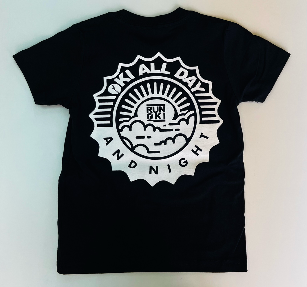 KIDS OKI ALL DAY AND NIGHT LOGO T-SHIRTS : 3 COLOR