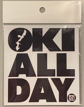 Load image into Gallery viewer, OKI ALL DAY LOGO STICKER : 2 COLOR