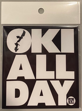 Load image into Gallery viewer, OKI ALL DAY LOGO STICKER : 2 COLOR