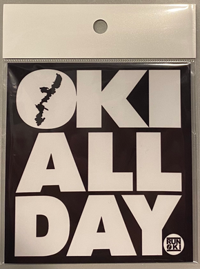 OKI ALL DAY LOGO STICKER : 2 COLOR