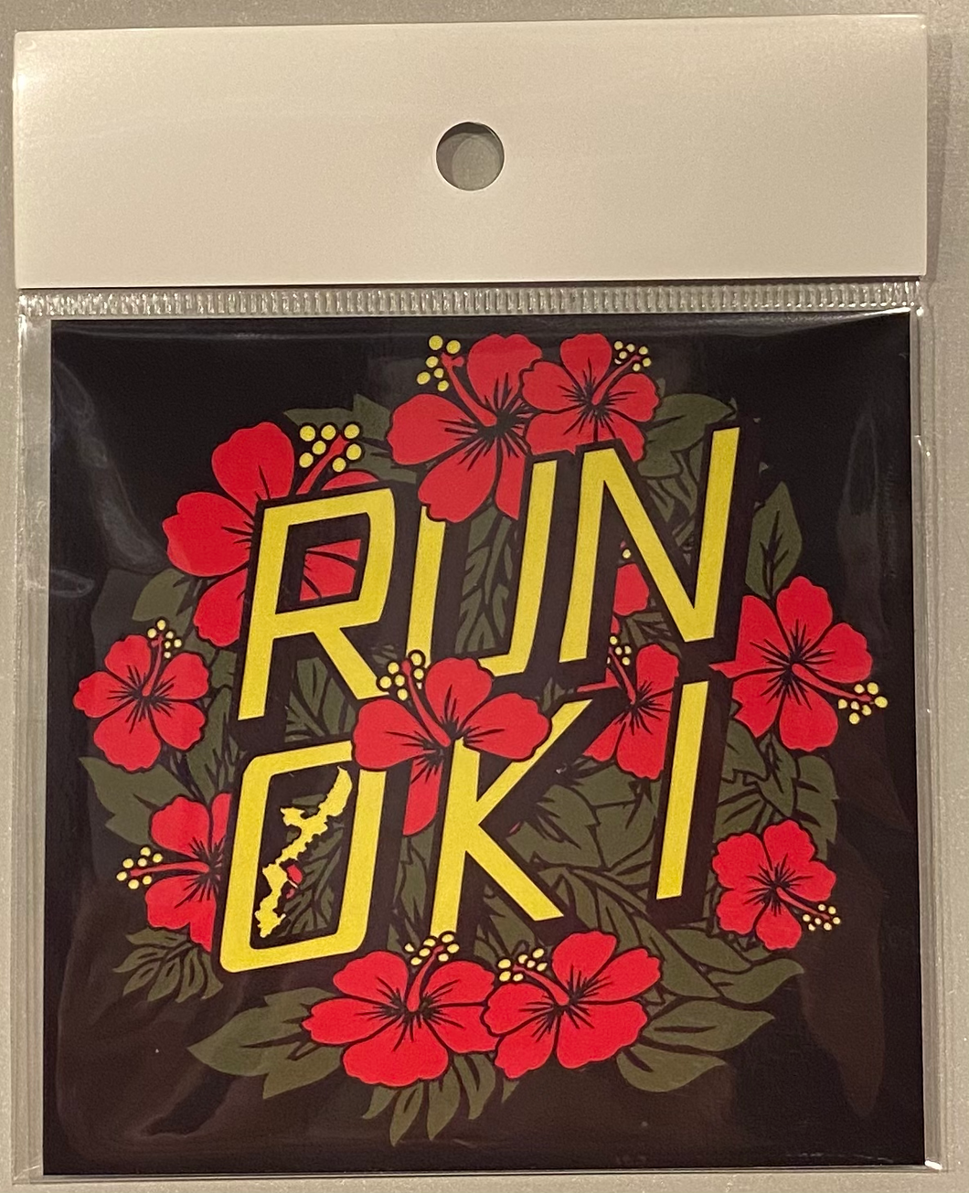 NEW HIBISCUS LOGO STICKER : 2 COLOR