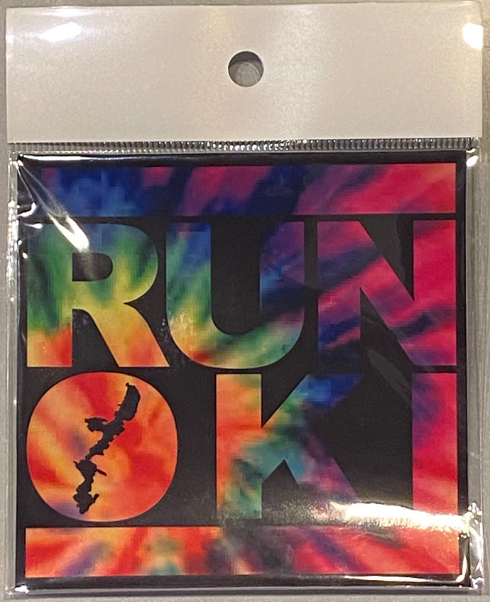 TYE DYE LOGO STICKER : 3 COLOR