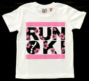 KIDS HIBISCUS LOGO T-SHIRTS : 4 COLOR
