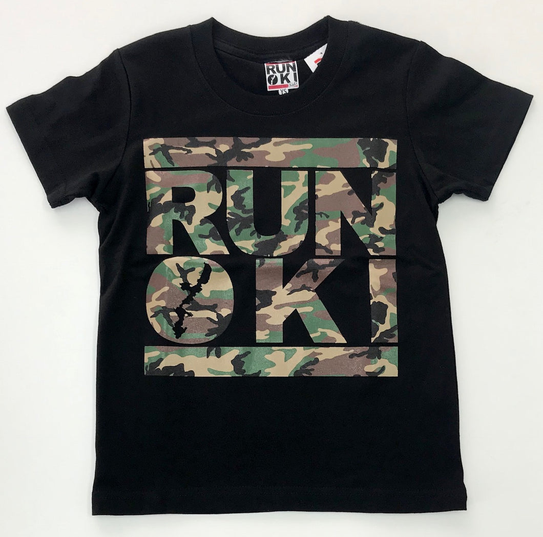 KIDS CAMO ORIGINAL LOGO T-SHIRTS : 6 COLOR